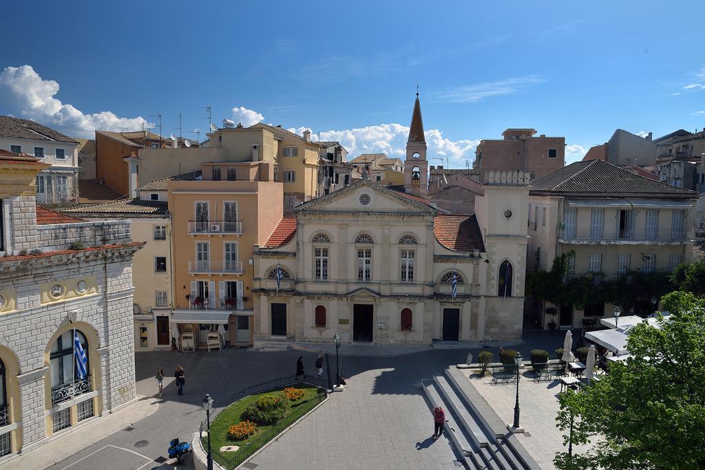 "San Giacomo Square Apt." In The Heart Of Old Town Corfu  Exteriör bild